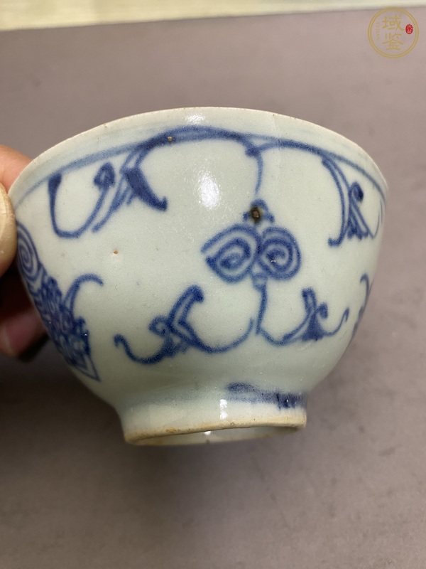 古玩陶瓷青花杯真品鑒賞圖