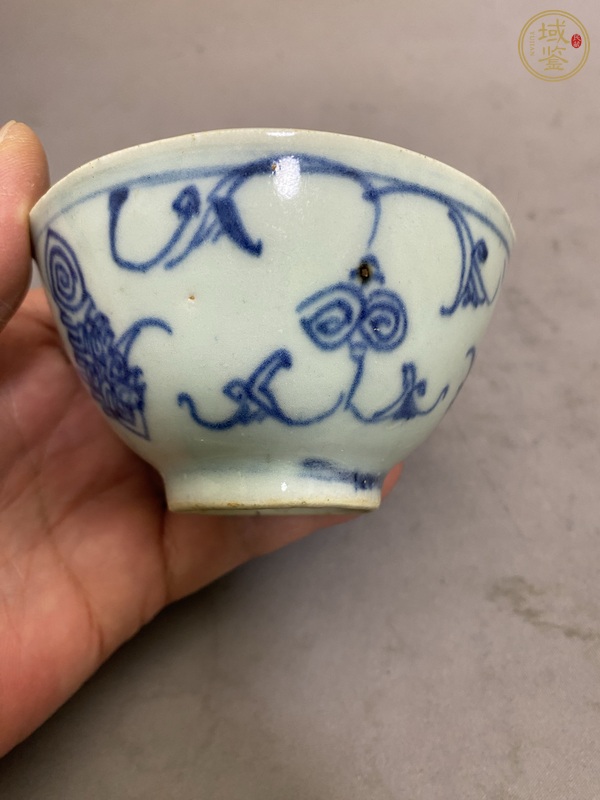 古玩陶瓷青花杯真品鑒賞圖