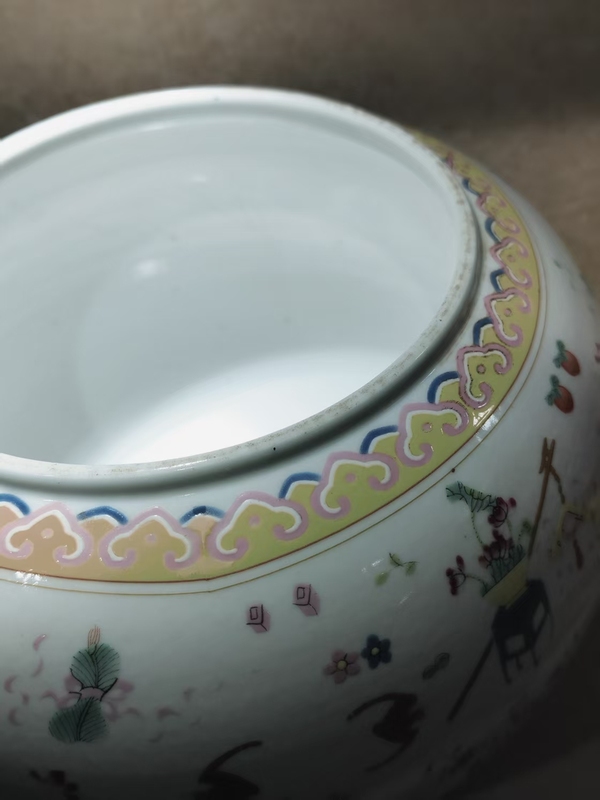 古玩陶瓷粉彩水呈拍賣，當前價格4500元