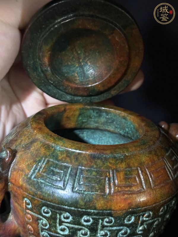 古玩玉器做舊仿古“玉爐”真品鑒賞圖