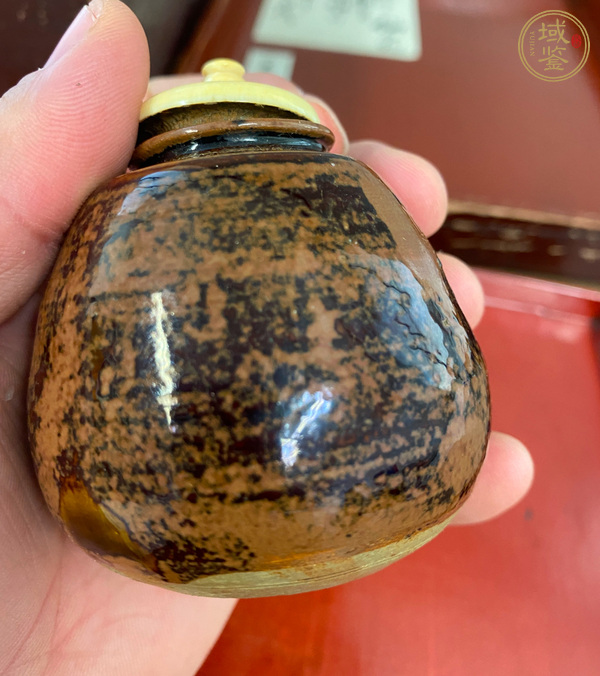 古玩陶瓷日本茶入真品鑒賞圖