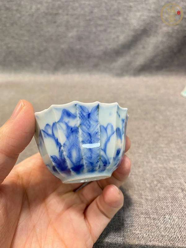 古玩陶瓷青花杯真品鑒賞圖