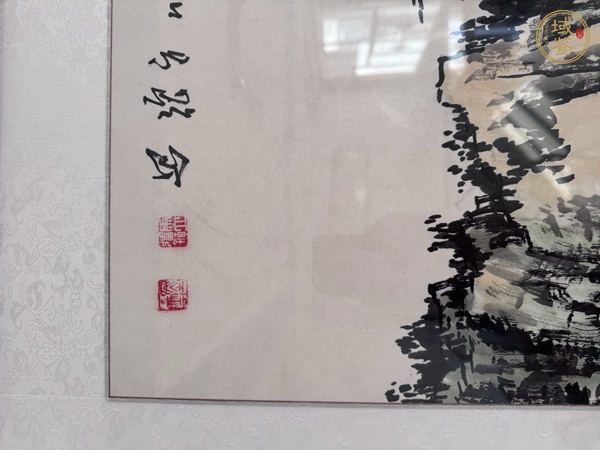 古玩字畫青山云海真品鑒賞圖