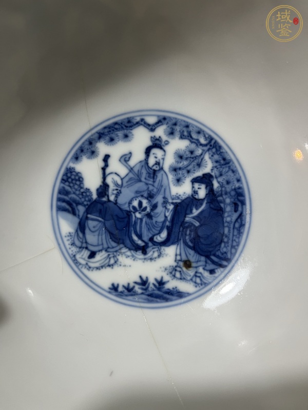 古玩陶瓷八仙圖青花晚真品鑒賞圖