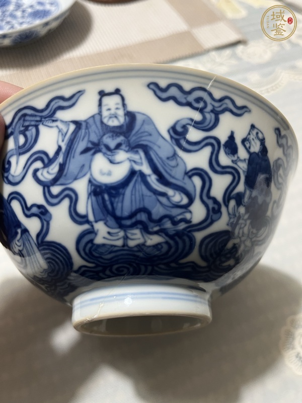 古玩陶瓷八仙圖青花晚真品鑒賞圖