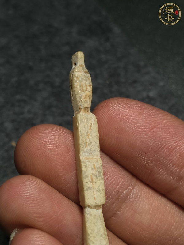 古玩玉器仿古做舊玉翁仲真品鑒賞圖