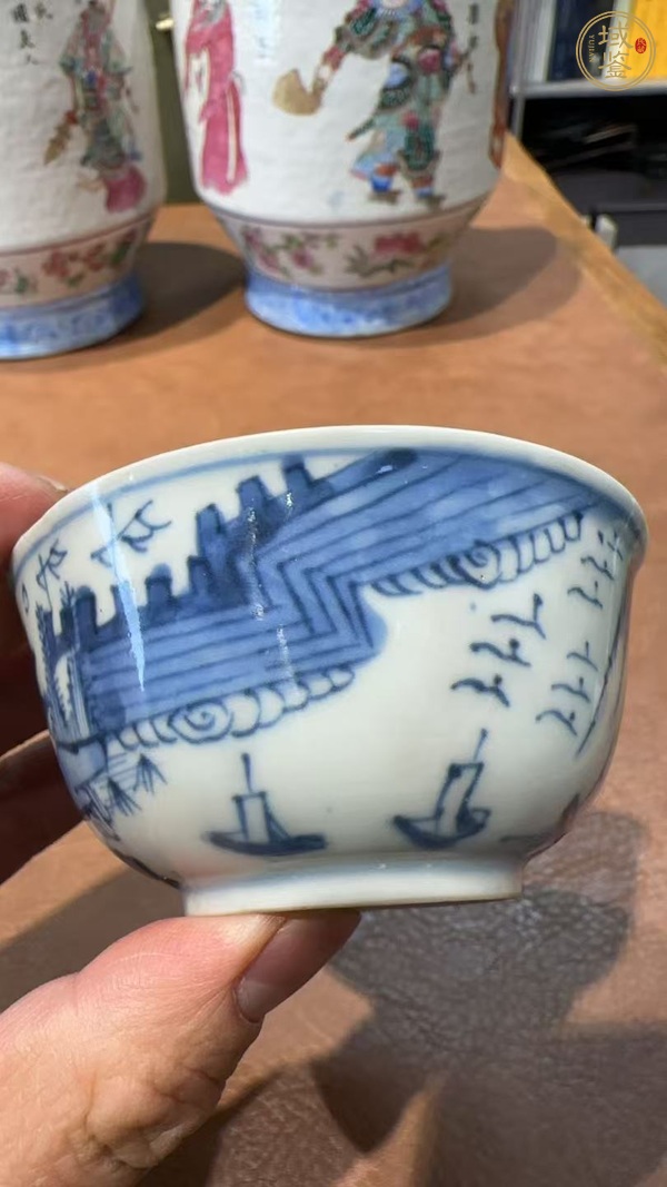 古玩陶瓷青花碗真品鑒賞圖