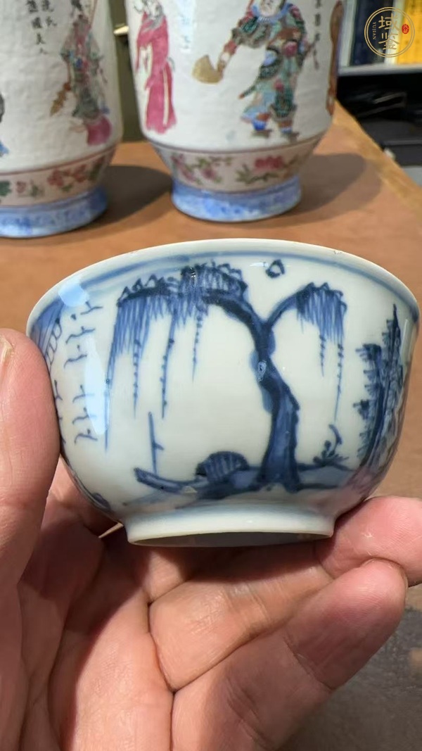 古玩陶瓷青花碗真品鑒賞圖