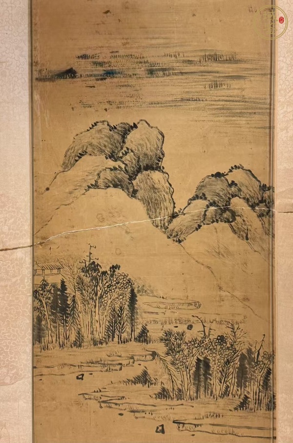 古玩字畫廷碩山水真品鑒賞圖