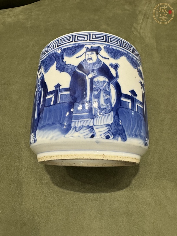 古玩陶瓷青花三星直筒爐真品鑒賞圖