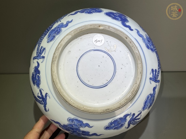 古玩陶瓷青花趕珠龍紋香爐，疑似復(fù)窯真品鑒賞圖