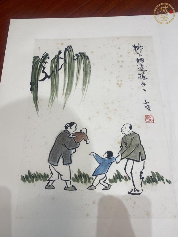 古玩字畫漫畫一組真品鑒賞圖