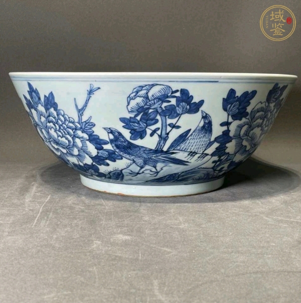 古玩陶瓷青花大碗真品鑒賞圖