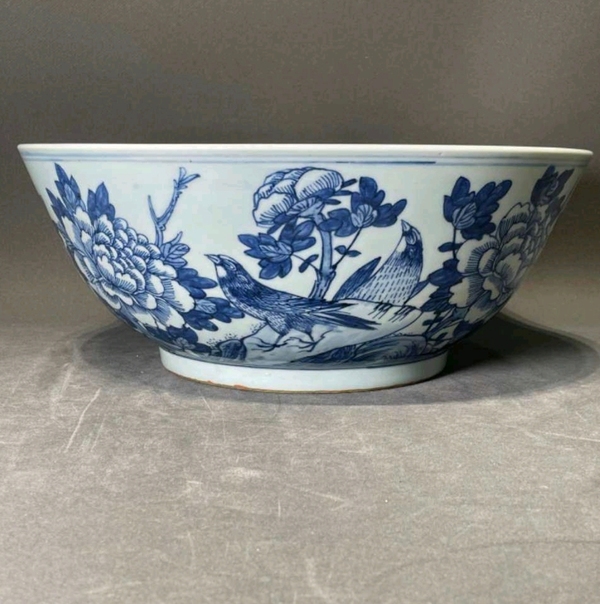 古玩陶瓷青花大碗拍賣,當(dāng)前價格16000元