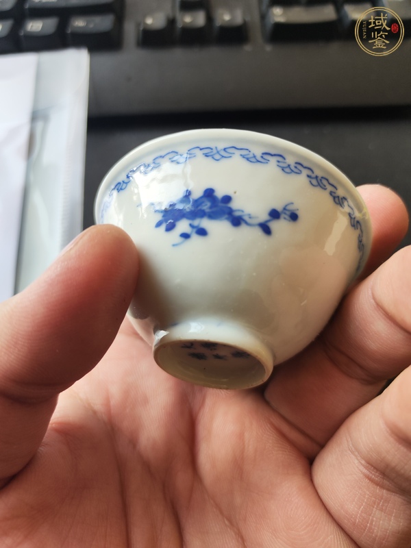 古玩陶瓷青花杯真品鑒賞圖