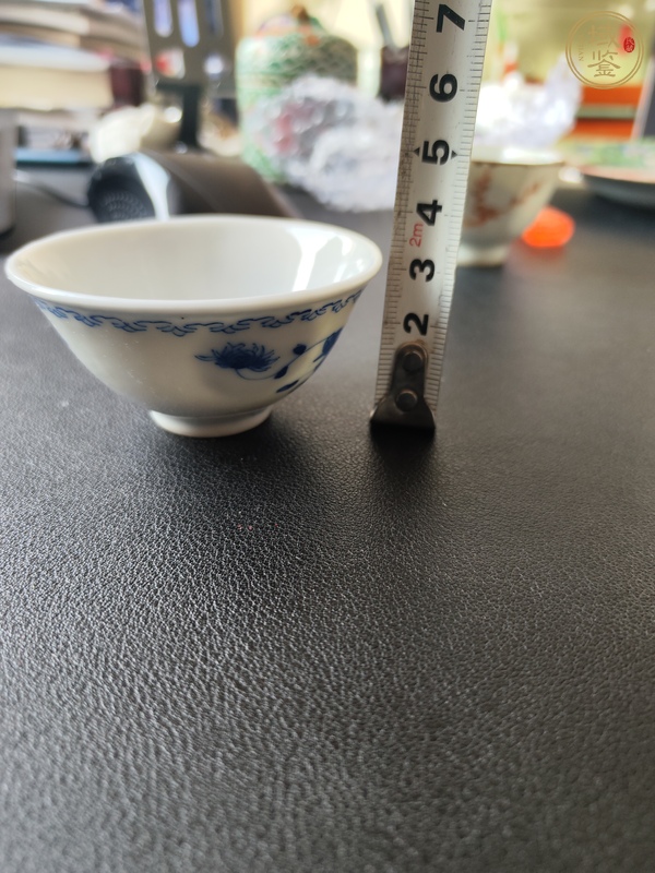 古玩陶瓷青花杯真品鑒賞圖