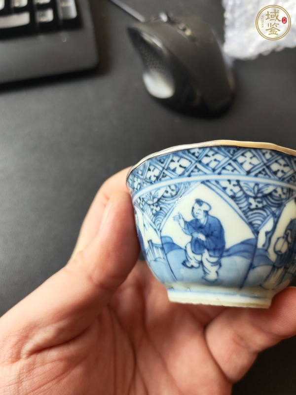 古玩陶瓷青花杯真品鑒賞圖