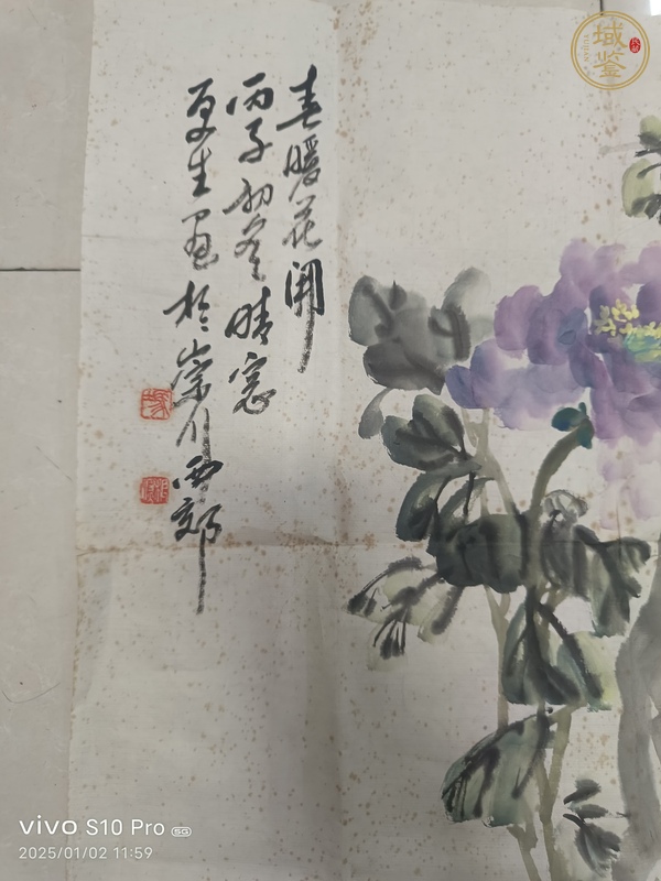 古玩字畫春暖花開真品鑒賞圖