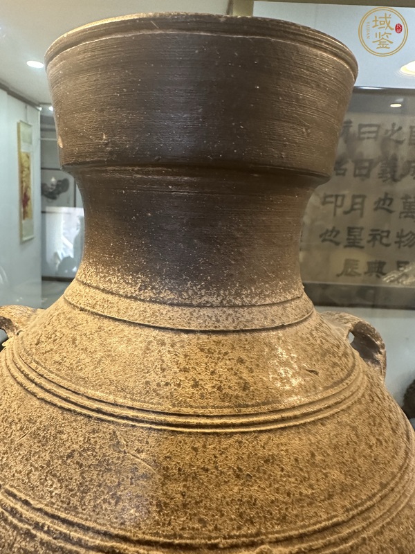 古玩陶瓷青瓷瓶真品鑒賞圖