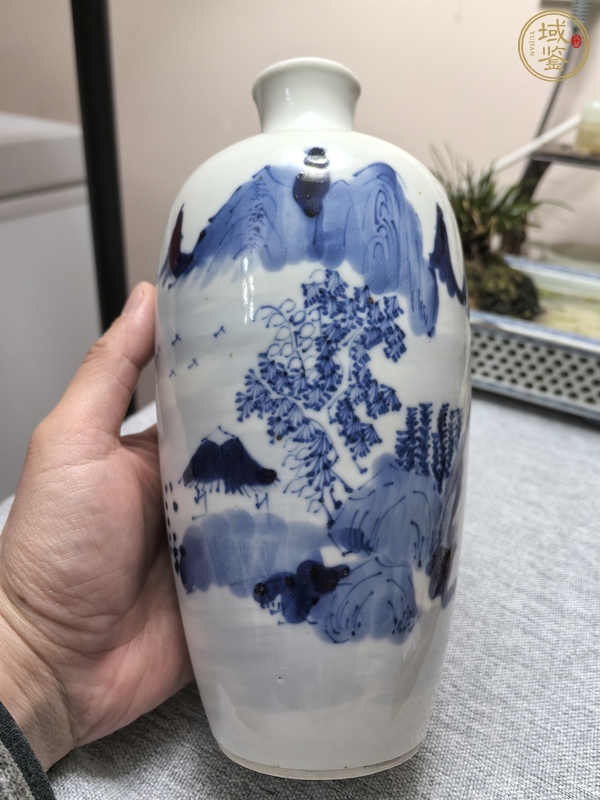 古玩陶瓷青花瓶真品鑒賞圖