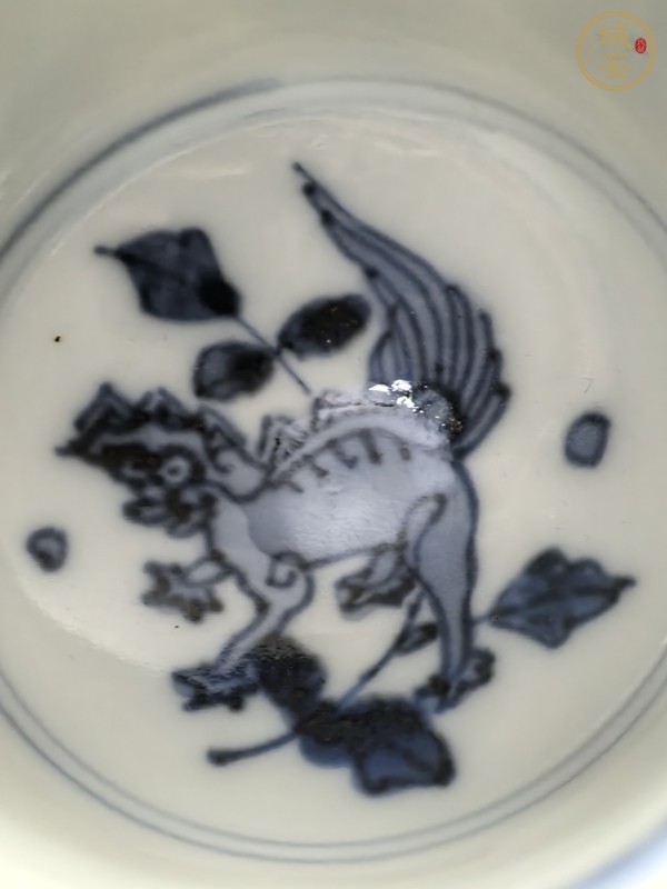 古玩陶瓷青花杯真品鑒賞圖