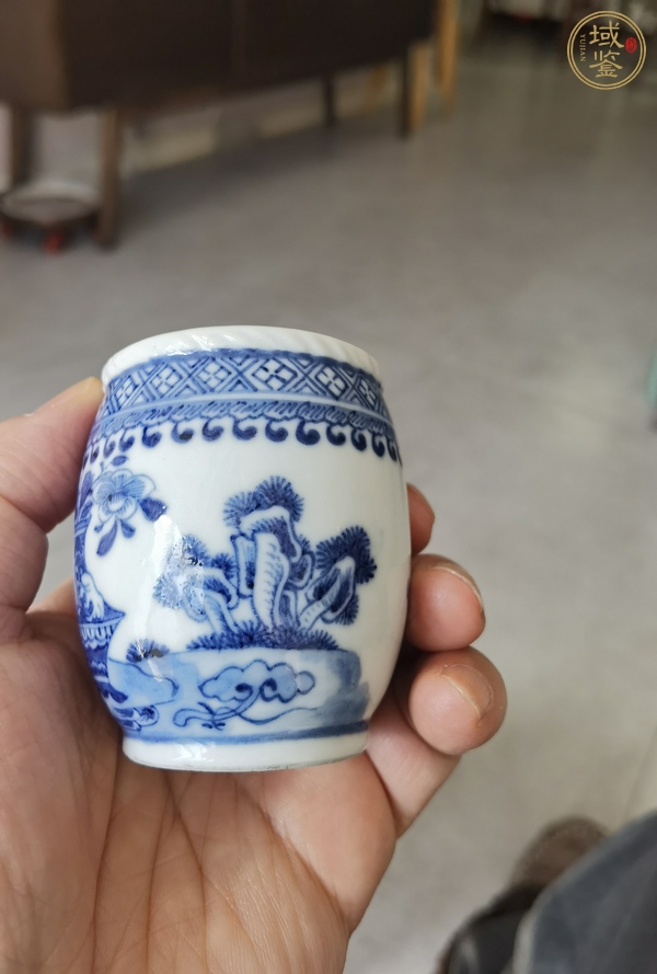 古玩陶瓷乾隆青花罐真品鑒賞圖