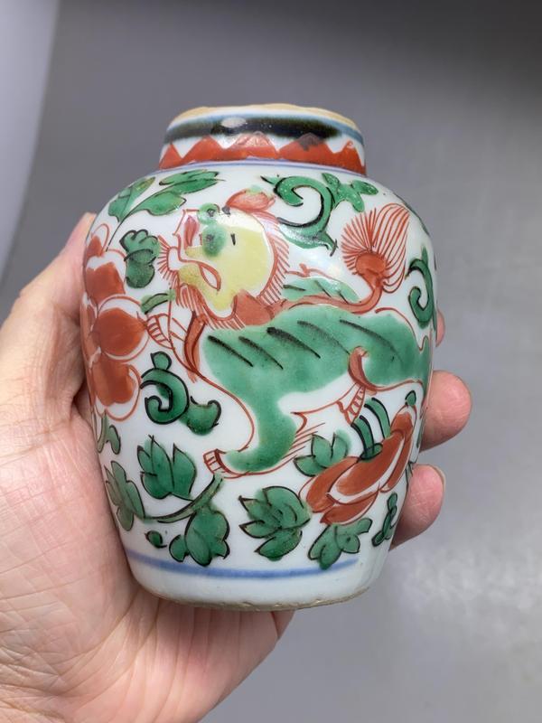 古玩陶瓷順康五彩罐(一把抓)拍賣,當(dāng)前價(jià)格6500元