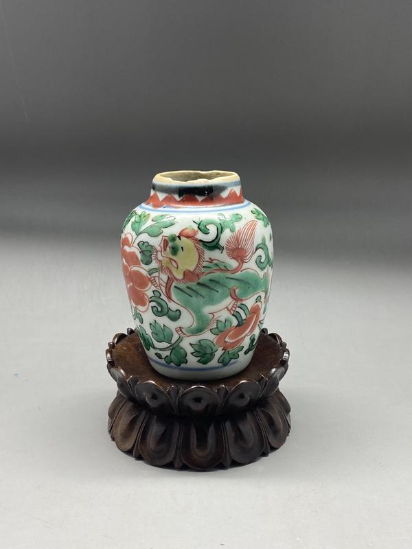古玩陶瓷順康五彩罐(一把抓)拍賣,當(dāng)前價(jià)格6500元
