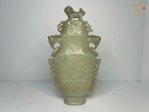 古玩玉器玉瓶真品鑒賞圖