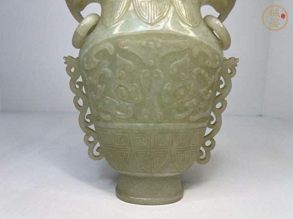 古玩玉器玉瓶真品鑒賞圖