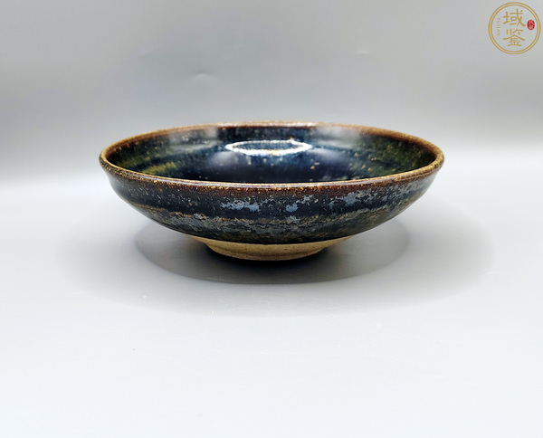 古玩陶瓷元代黑釉窯變釉碗拍賣,當前價格10000元