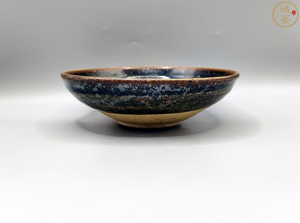 古玩陶瓷元代黑釉窯變釉碗拍賣,當前價格10000元