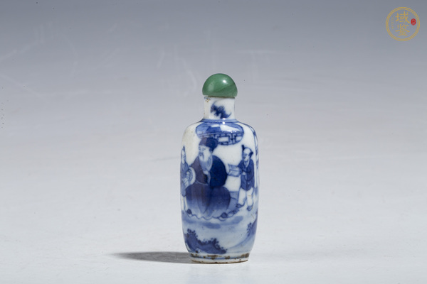 古玩清晚·青花教子故事紋鼻煙壺
真品鑒賞圖