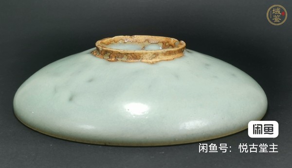 古玩陶瓷鈞窯天藍(lán)釉盤真品鑒賞圖