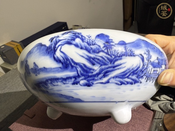 古玩陶瓷青花爐真品鑒賞圖