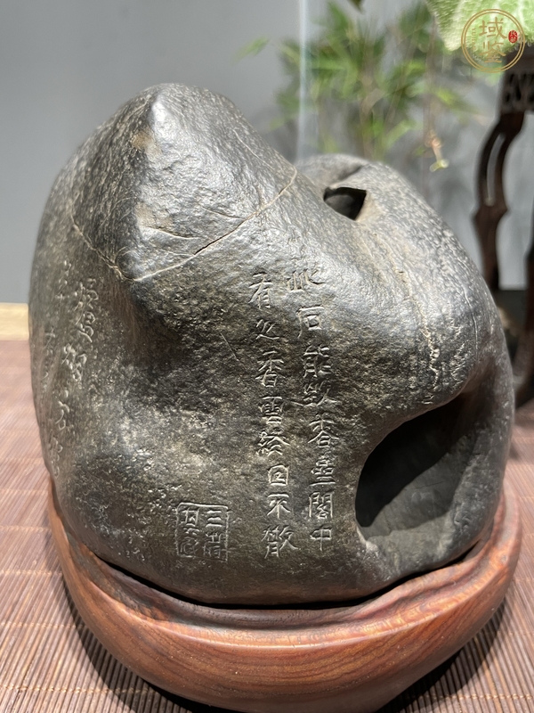 古玩雜項(xiàng)案頭賞石真品鑒賞圖