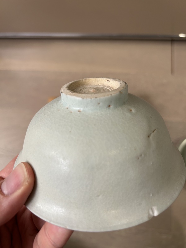古玩陶瓷元代樞府瓷白釉印花碗拍賣,當前價格5000元