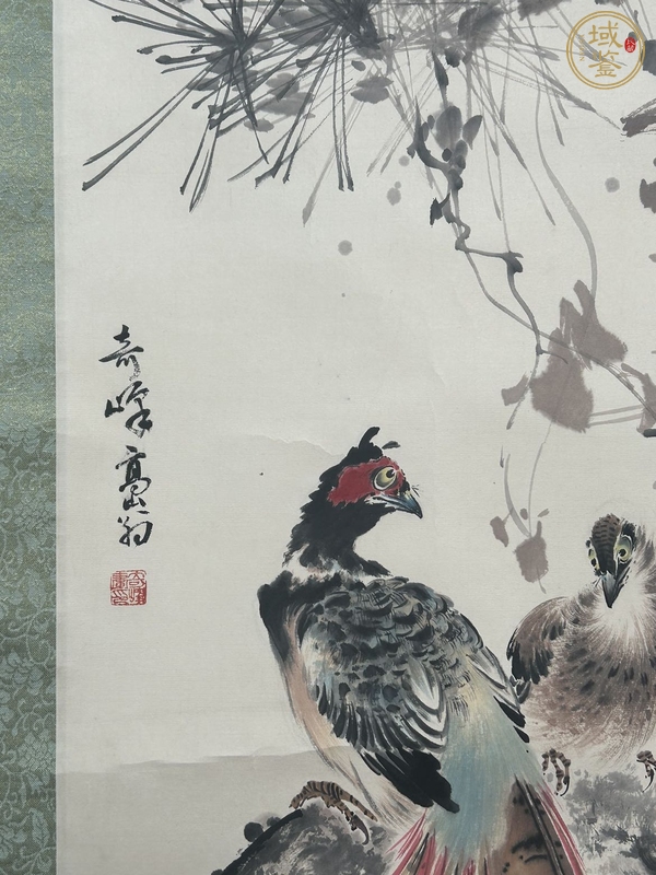 古玩字畫寫意花鳥真品鑒賞圖