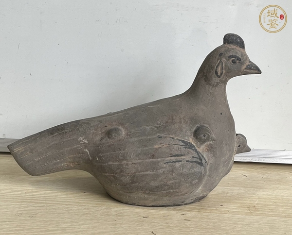 古玩陶瓷陶鳳鳥真品鑒賞圖