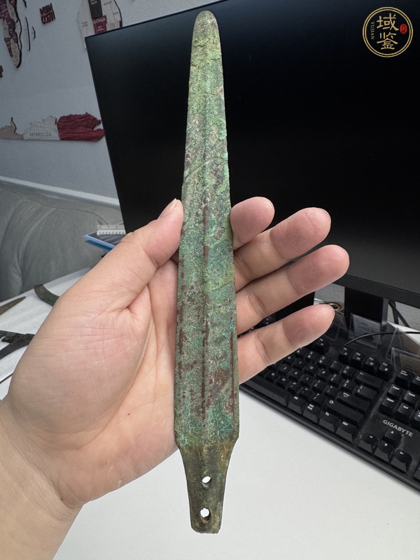 古玩銅器青銅柳葉劍真品鑒賞圖