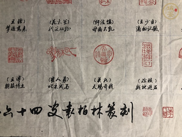 古玩字畫中國傳統二十四孝記（印屏）篆刻賞讀真品鑒賞圖