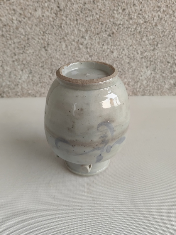 古玩陶瓷青花福字四系壺拍賣,當前價格680元