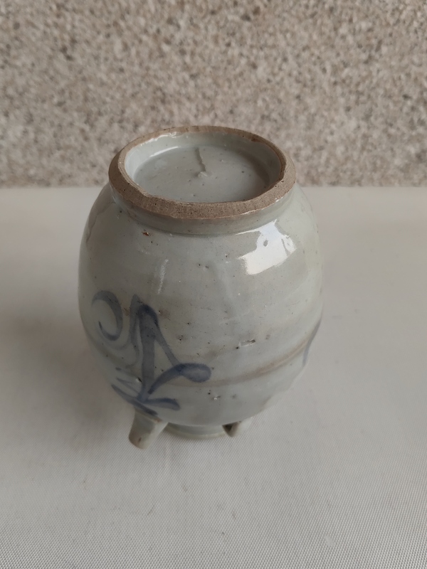 古玩陶瓷青花福字四系壺拍賣,當前價格680元
