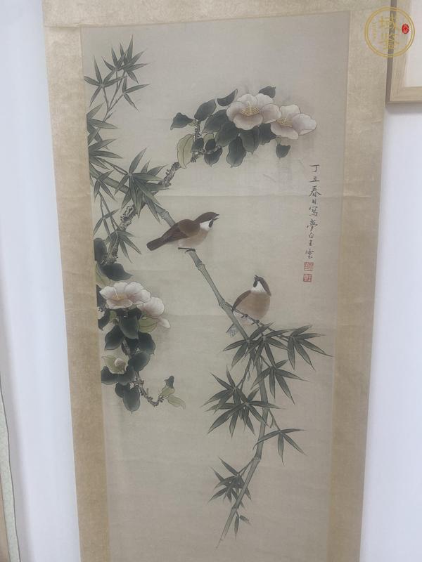 古玩字畫王夢白款花鳥真品鑒賞圖