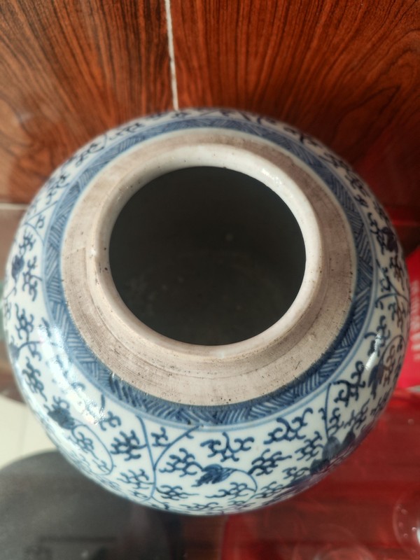 古玩陶瓷雍正青花大罐拍賣,當前價格5300元