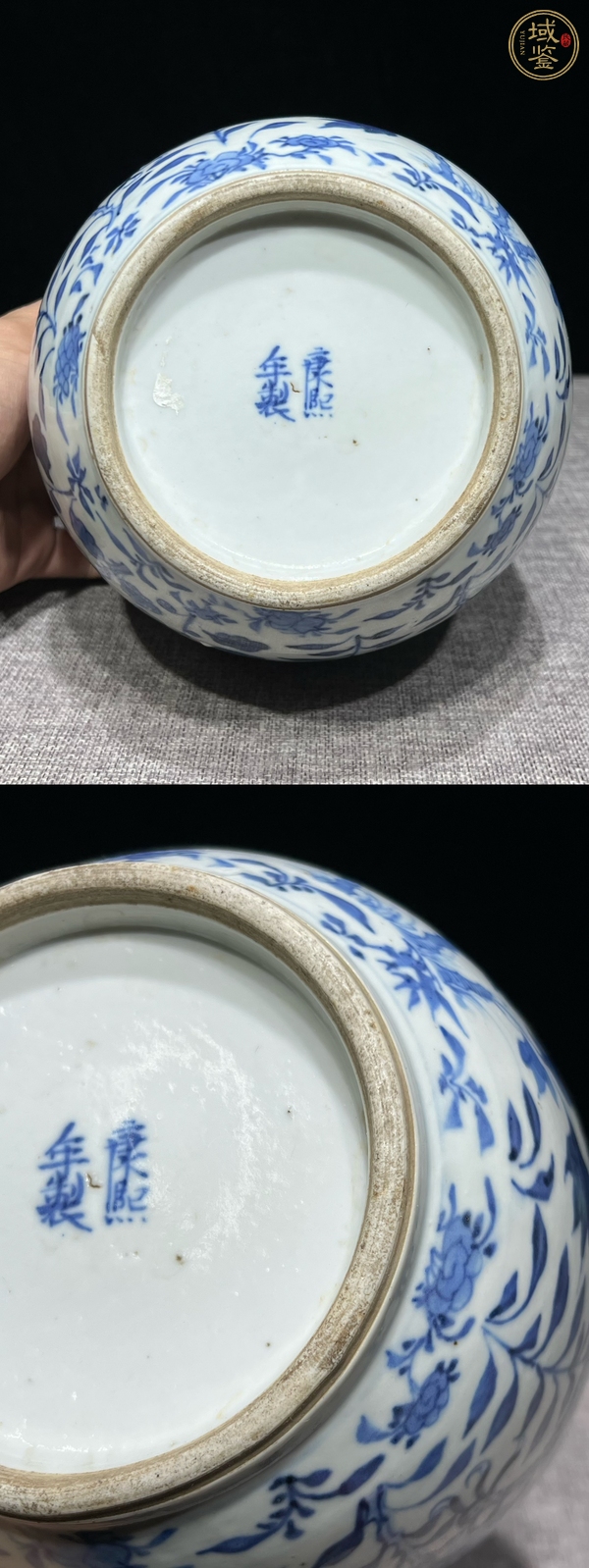 古玩陶瓷花間龍紋葫蘆瓶真品鑒賞圖