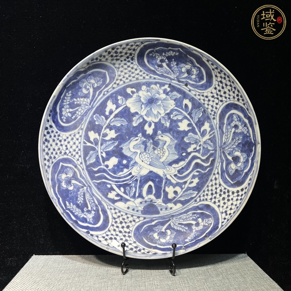 古玩陶瓷青花大盤真品鑒賞圖