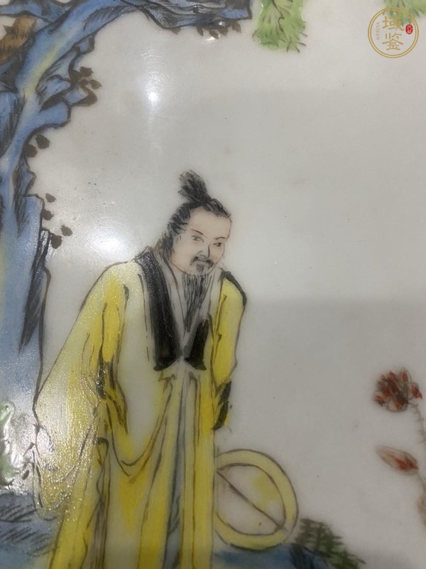 古玩陶瓷瓷板畫真品鑒賞圖