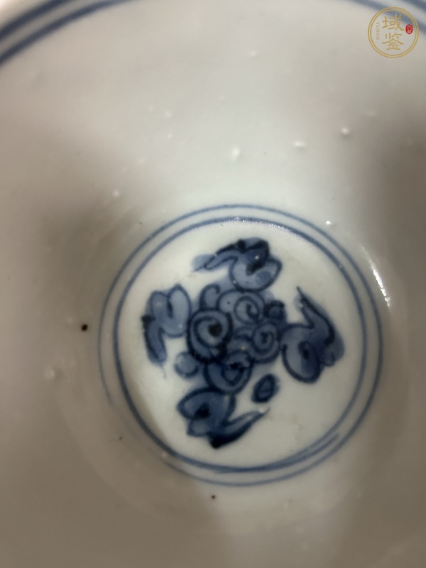 古玩陶瓷青花牧牛圖茶碗真品鑒賞圖