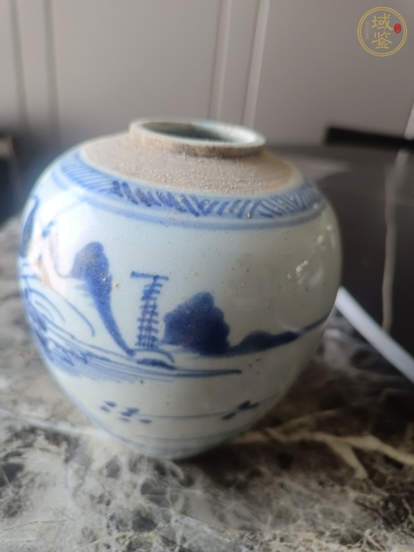 古玩陶瓷青花罐真品鑒賞圖